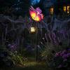 Yard Art for Outside Solar Butterfly Garden Stake Lights, Metal Decorative Stakes, IP65 Waterproof Outdoor Patio Accents LED Landscape Lights
