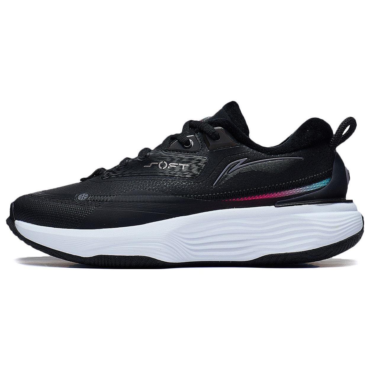 (WMNS) Li-Ning Soft Warm Fleece Black Silver Women s AGLT124-1 EU 35⅔