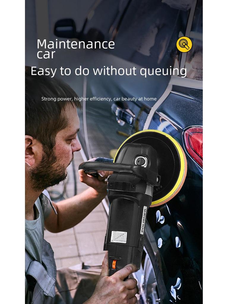 8-Speed Car Polishing & Waxing Machine, 220V