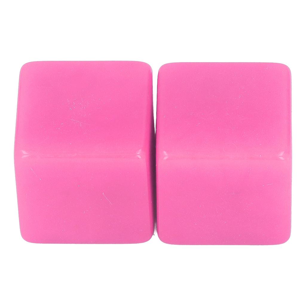 6 st. Blankt Tärningsset Rätvinkliga Plast Hexaedriska Kuber Klassrum Brädspel DIY Matematik Räkning Undervisning Partyfavorit