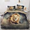 Print 3d King Size Bedding Set Home Textile Pet Cats,Dogs, Wolf Animal Duvet Cover Set Classic Black And White Bedding Set Hot