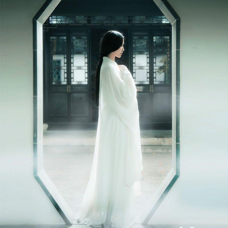 Wei Jin Hanfu: Women's Ancient Costume, Knight Style, Wide Sleeves, Elegant Red Fairy Design