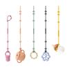 Color Kids 1PCS Baby Pacifier Chain Bottle Chain Adjustable Silicone Pacifier Chain Teether Toy Baby Bottle Chain Baby Stuff