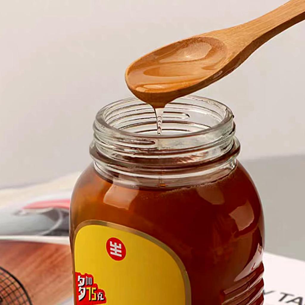 MYUBWTF 6 inches Honey Bamboo Spoon, 15 * 3.6CM Honey Dipper for Honey Jar Dispense Drizzle Honey Wedding Party (6 * 1.4 IN)
