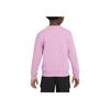Nike Club Logo Fleece Crewneck Mystery Flamingo Red Kids tops IB2553-646