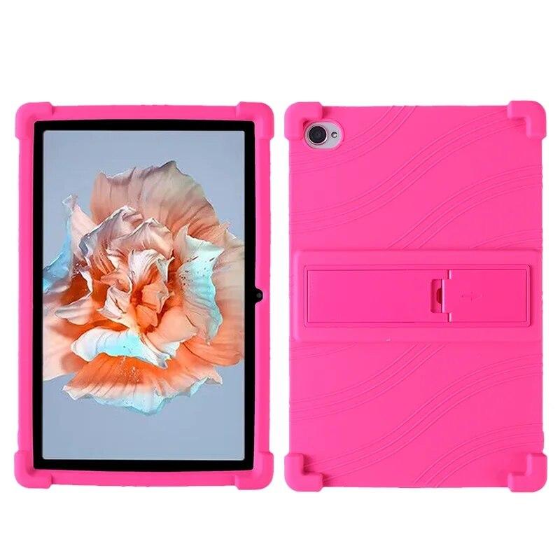 4 Thicken Cornors Soft Silicon Cover with Kickstand For Blackview Tab 15 Pro Case 10.5" Tablet PC Shockproof Protector Funda