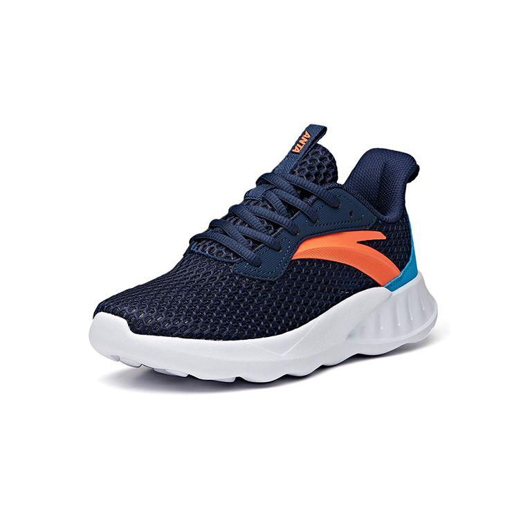 Anta Durable Breathable Low-Top Running Shoes Kids Sneakers Blue Orange A31025522A-2