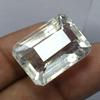 Natural Unique   White Sapphire 38.80 Ct Emerald Cut Loose Gemstone