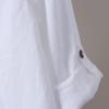 Premium Men's Loose Cotton And Linen Shirts With V-neck For Ultimate Comfort