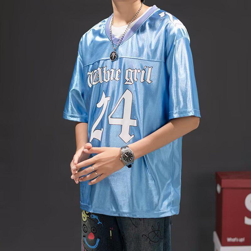 Men's Korean Style Trendy Loose-Fit Summer T-Shirt