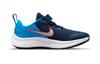 Nike Star Runner 3 Mesh Amorti Anti-Choc Amorti Anti-Choc Basse Top Chaussures de Course pour Enfants Bleu Orange DA2777-401