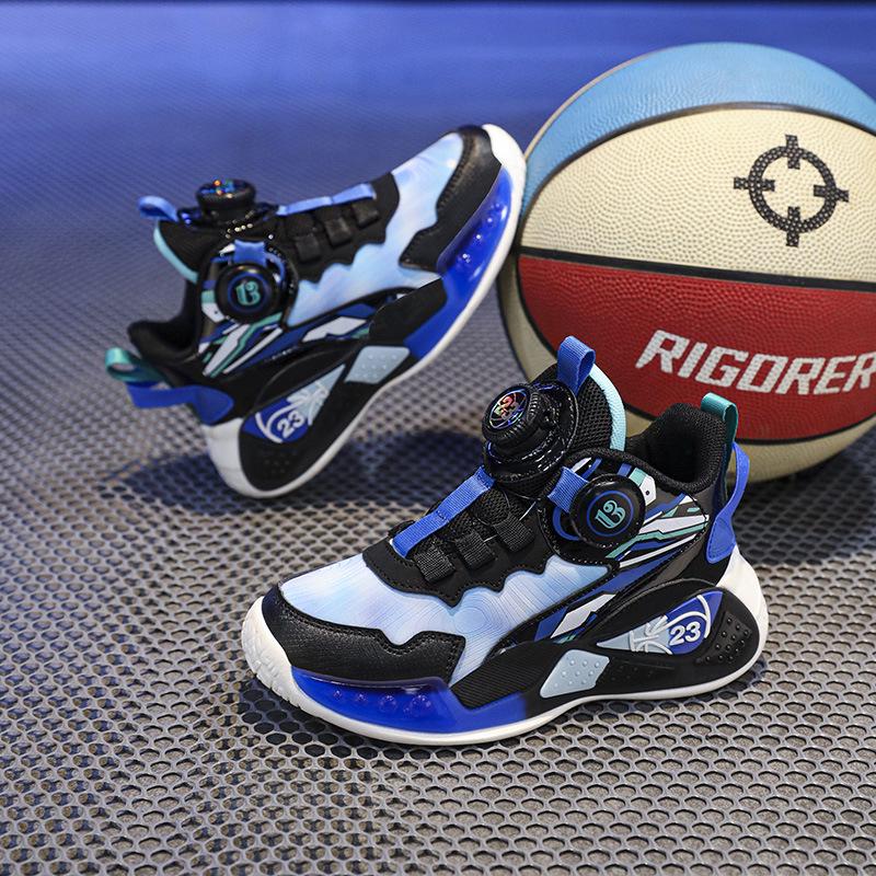 

Популярные кожаные баскетбольные кроссовки для мальчиков с улучшающим звук сцеплением, идеально подходящие для бега осенью/зимой, с уютной вельветовой подкладкой. Size 33