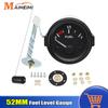 Universal 2" 52MM Fuel Level Gauge + 240-33ohm Fuel Level Sensor Automotive LED Digital Trument Panel 12v Car Truck Gauge