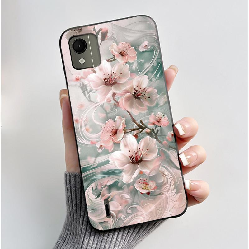Cute Case For Nokia C110 4G Fundas Capa Printing Shell Protective Cover Soft Silicone Cartoon Phone Casing Coque