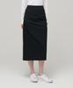 Woman Women'S High-Waisted Long Skirt [Black]