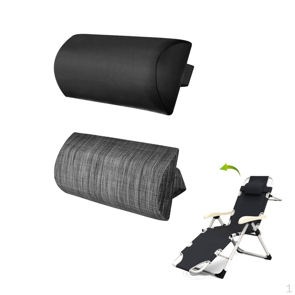 

2 шт. Подушка для головы Подголовник для пляжа Патио Складное кресло-реклайнер Лаунж-диван