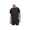 Y-3 Run Short-Sleeve Tee Black Men Tops JN4884