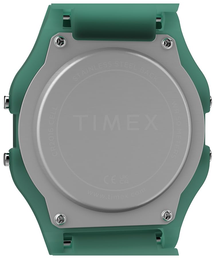 Timex T80 Watch Quartz 30M Water Resistant Acrylic Green Dial TW2Y34100 Unisex [TIMEX] [Authentic]