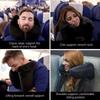Breathable Design Travel Neck Pillow Inflatable Design H-Shaped Pillow U-Shaped Pillow  Car