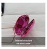 Borsa a Mano Testurizzata Specchiata Stile Coreano Chic - Borsa a Spalla Casual Versatile per Donna