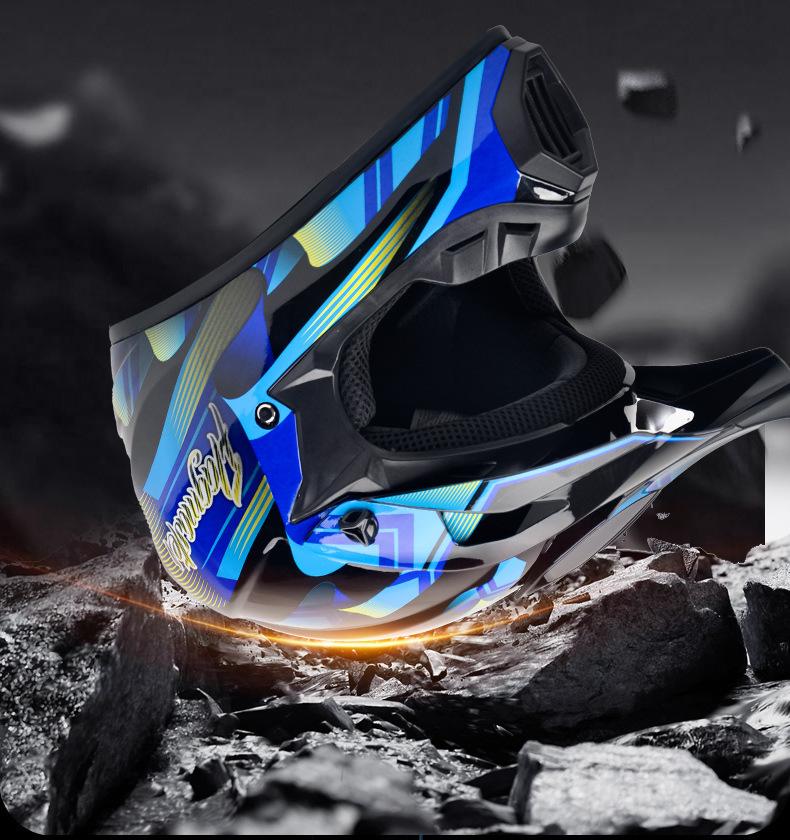 DOT Certified Full Face Off-road Motorcycle and Mountain Bike Helmet