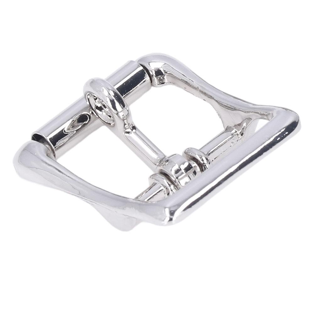 5pcs Easy Installation Metal Replacement Buckle Square Center Bar Single Prong Buckle Leather Craft