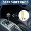 INFINAUTO Diamond Pattern Crystal Shift Knob 15cm Universal Automatic and Manual Car Gear Shift