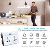 Tuya WiFi Smart Wall Socket with Alexa & Google Home Voice Control