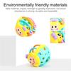 1 Pc Soft Rubber Cartoon Bee Hand Knocking Rattle Dumbbell Baby Early Educational Toys for Kids Preschool Tool Baby Rattle