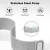 Silver Metal Strap for Apple Watch Series 10 Ultra 9 8 7 SE 6 5 4 3 2 1 46mm 49mm 45mm 44mm 42mm Magnetic Closure Milanese Watch Band