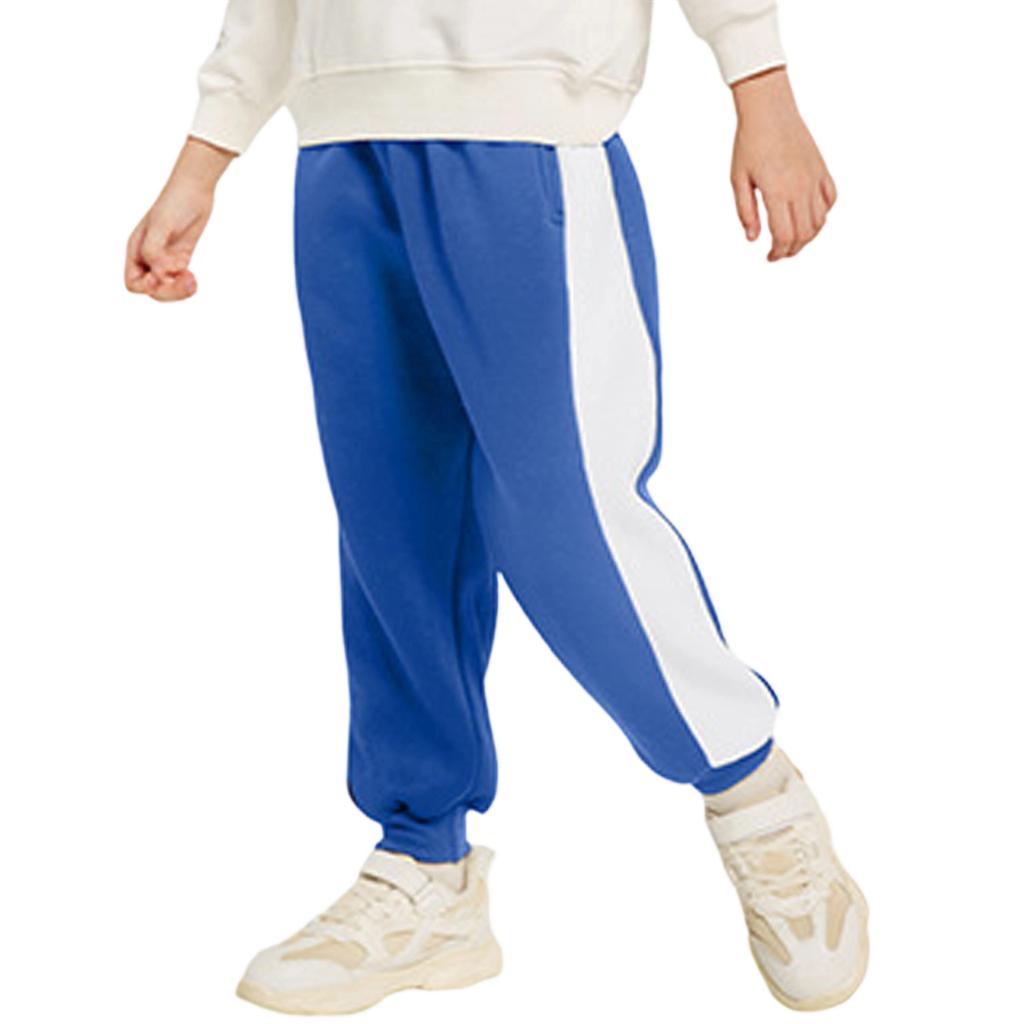 Pantalon de survêtement de sport pour enfants, Pantalon décontracté épais à cheville élastique