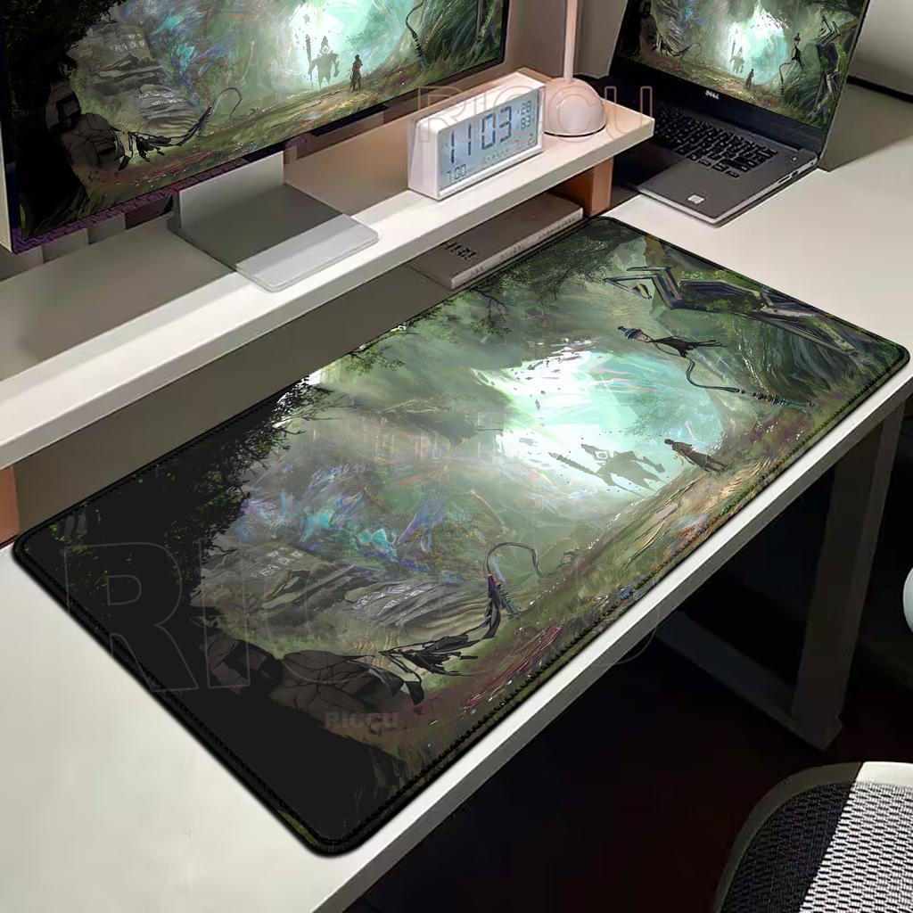Clair Obscur Expedition 33 Podkładka pod mysz Klawiatura Mata na mysz Duża Podkładka pod mysz dla graczy Akcesoria do gier Szafka PC XXL Maty na biurko 90x40CM