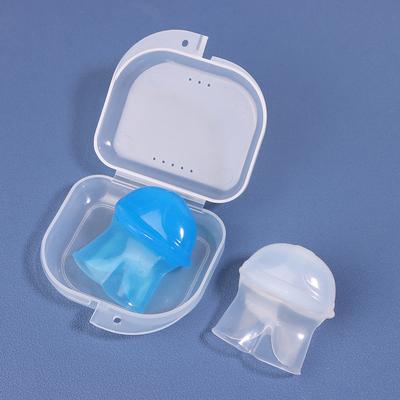 1 pièce de protection de langue anti-ronflement en silicone, dispositif de maintien pour mieux dormir, aide à la respiration nocturne, solution anti-ronflement pour soins de santé