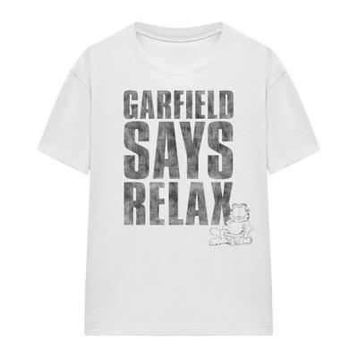 Garfield Unisex Volwassen Relax T-shirt