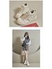 2025 Spring Korean Style Women's High-Top White Sneakers with Thick Soles - Street Style KT12261.