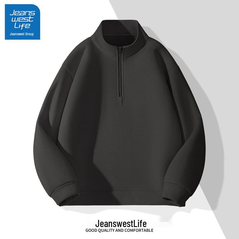 

Jeanswest Men s Winter Fleece Pullover Sweatshirt XL