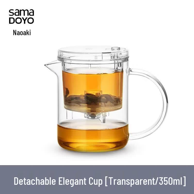 SAMADOYO Thickened Glass Tea Maker and Infuser Cup
