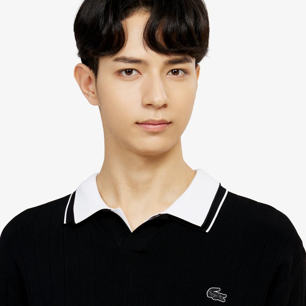 [Lacoste] Men's Open Collar Sweater AH721E-56G031