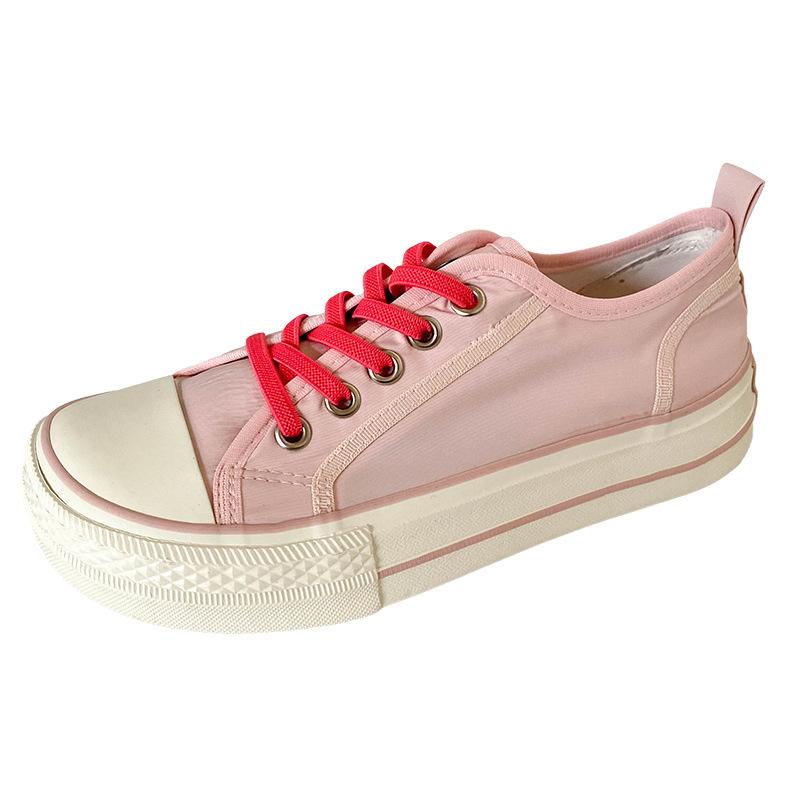 

GD37 латексная стелька/манго головка платформа парусиновые туфли женские туфли летние дышащие 2024 новые туфли для доски с допамином 35 розовый