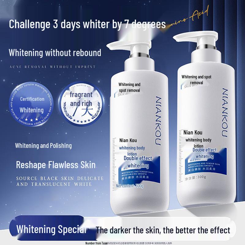 Niacinamide Body Lotion: Whitening, Moisturizing, and Nourishing for Dry Skin with Long-lasting Autumn/Winter Fragrance