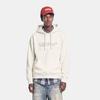 OFF WHITE Bluzy Unisex Ekri z Kapturem Niewyjmowanym Umiarkowany Prosty Krój OFFSWGLOGA05R