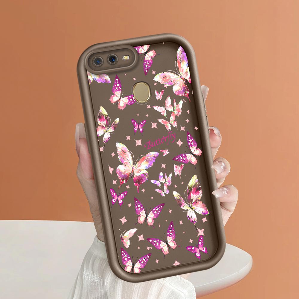 Soft Silicone Square Ladders Cartoon Pattern Full Cover Camera Protection Shockproof Case for OPPO Reno Realme OnePlus