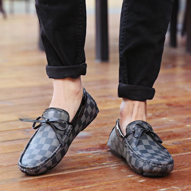 Loafers Leather Shoes for Men Golf Work Business Men's Mirror Luxury Footwear Designer Skate Cricket Stylish Casual Flat Shoe