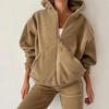 Women's Two-piece Set of Sweatshirt Sweatpants Winter Autumn Sports Casual Sweatshirt Suit Sportswear