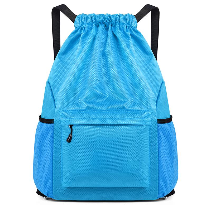 Bundle Bag Dry and Wet Separation Swimming Storage Backpack Travel Bag Drawstring Backpack Sports Training Basketball Bag