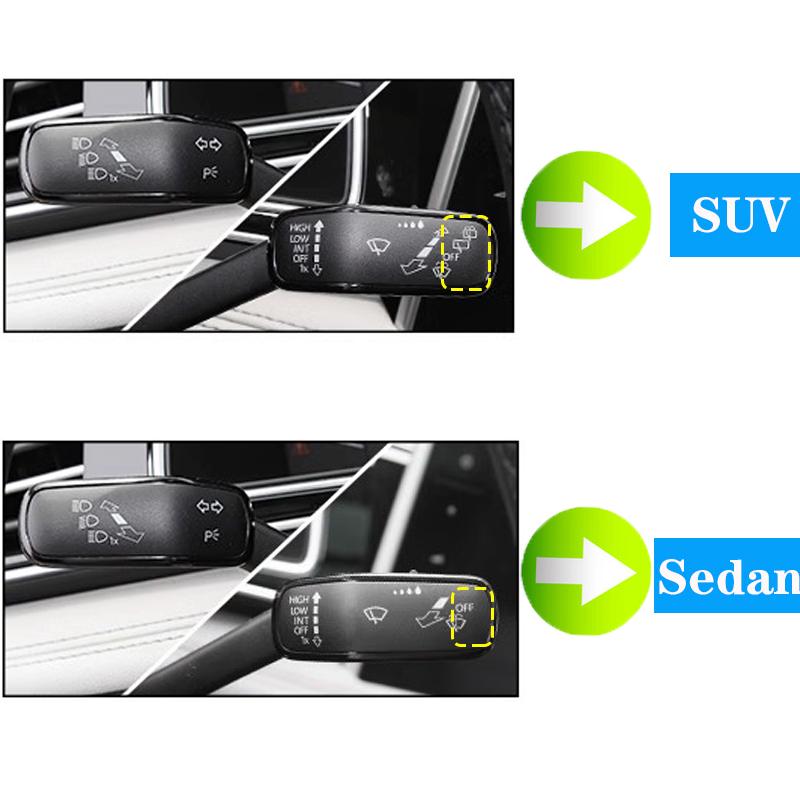 Car Steering Wheel Turn Signal Wiper Switch Lever Cover For VW Tayron X Tiguan L Lavida Passat Magotan Polo Golf 7 Golf 8 Jetta