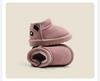 Winter Boys' Matte Leather Boots: Warm Infant & Toddler Walking Shoes