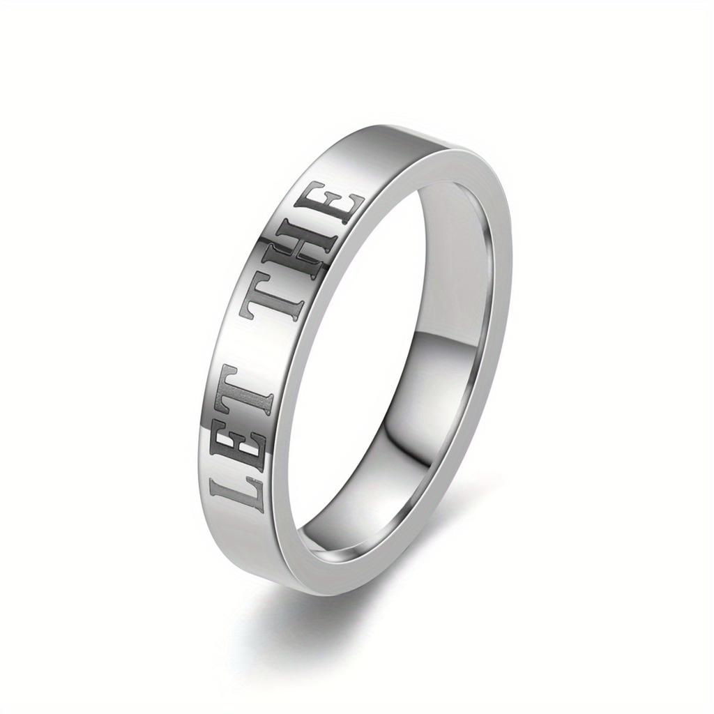 1Pcs Are Stylish, Versatile, Simple and Shiny To Make Their Men's and Women's Rings