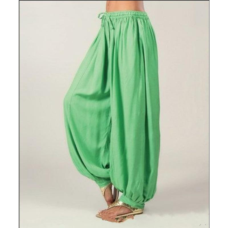 QICED Damenmode, lässig, einfarbig, bedruckt, Hosen und Caprihosen