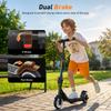 iScooter IK3MAX Kids Electric Scooter 200W Motor 4.5Ah Solid Tires Foldable & Height Adjustable 3-Speed  Electric Scooter for Kids